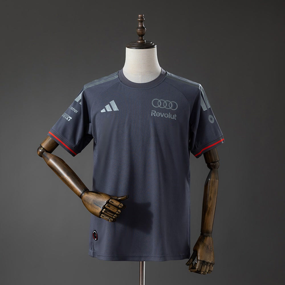 Camiseta Audi Revolut F1 Team 2026 Gris Oscuro - Vista frontal