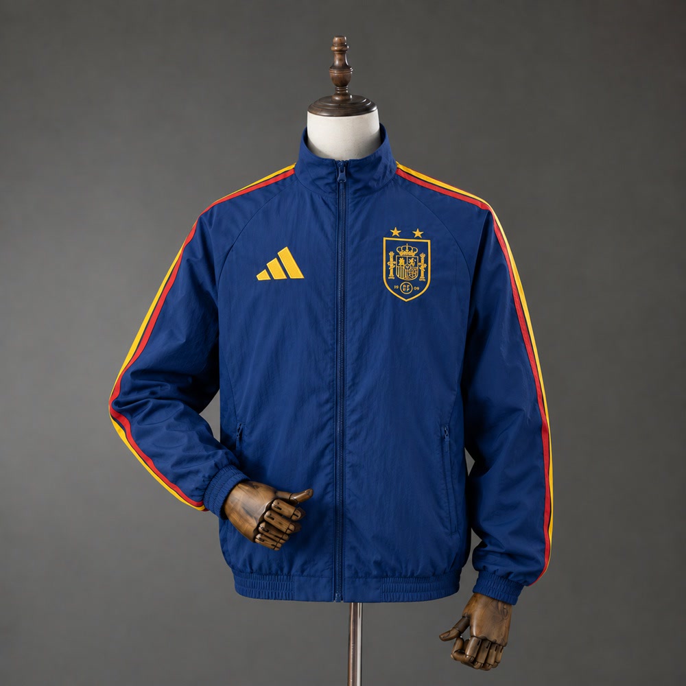 Chaqueta España 2026 Azul Oscuro - Vista frontal