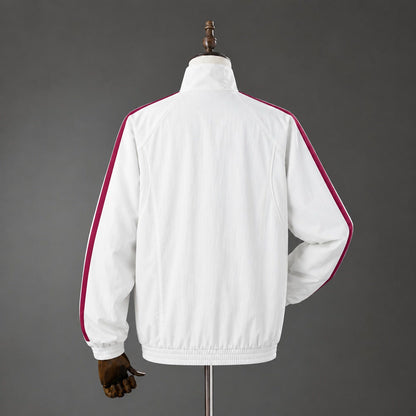 Chaqueta Real Madrid 26/27 Blanca y Rosa - Vista posterior