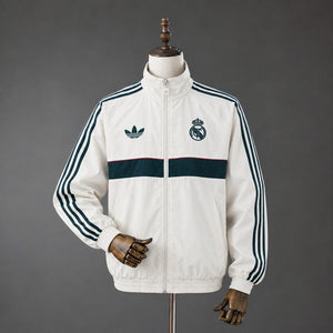 Chaqueta Real Madrid 26/27 Blanca y Verde