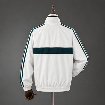 Chaqueta Real Madrid 26/27 Blanca y Verde - Vista posterior
