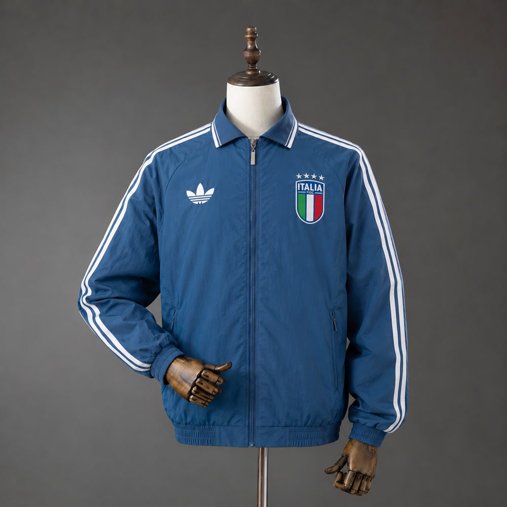 Chaqueta Italia 2026 Azul Marino - Vista frontal