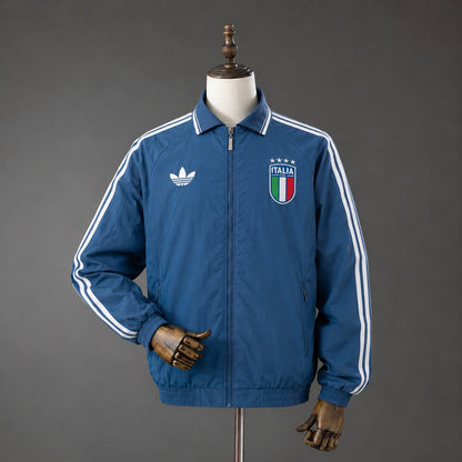 Chaqueta Italia 2026 Azul Marino - Vista frontal