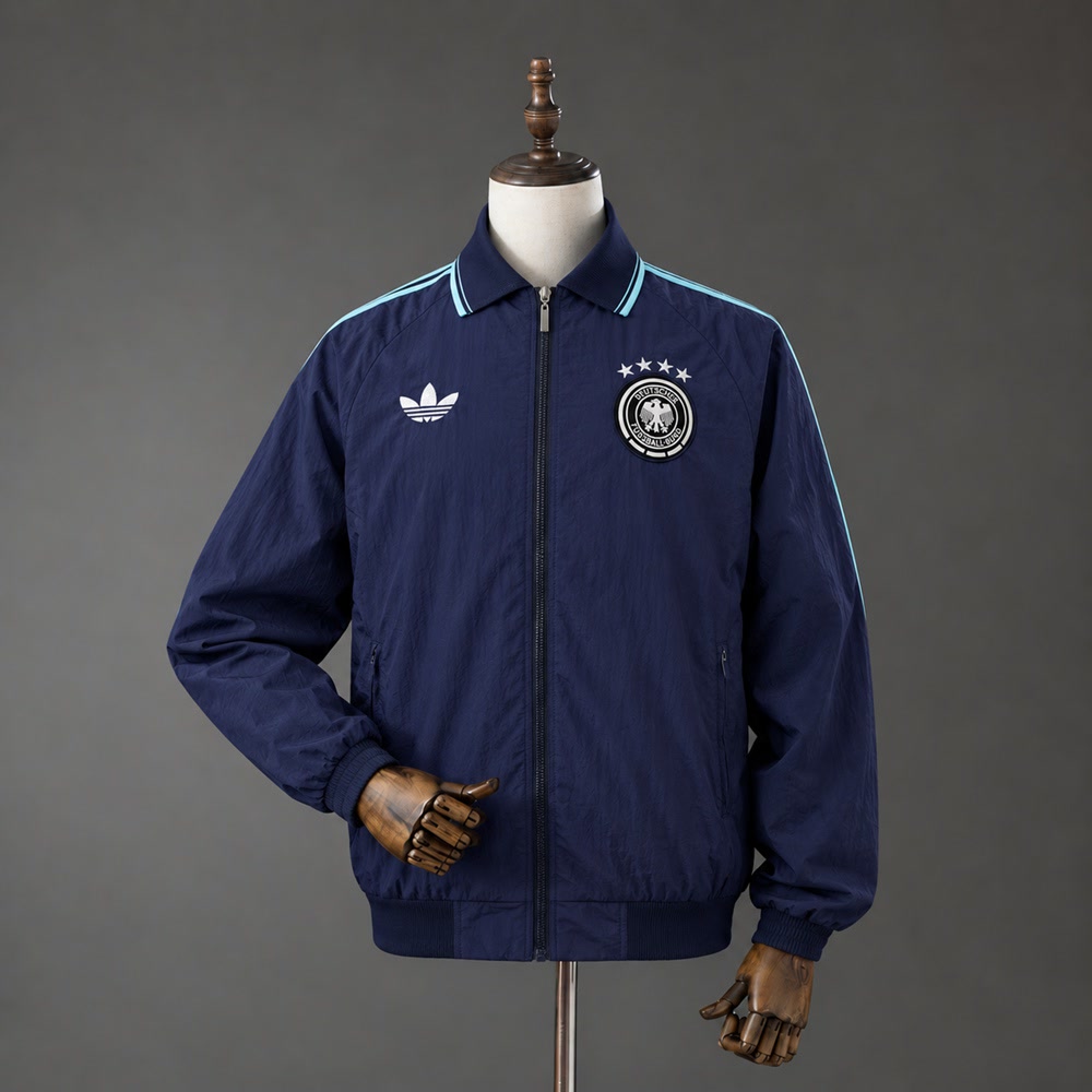 Chaqueta Alemania 2026 Azul Marino - Vista frontal