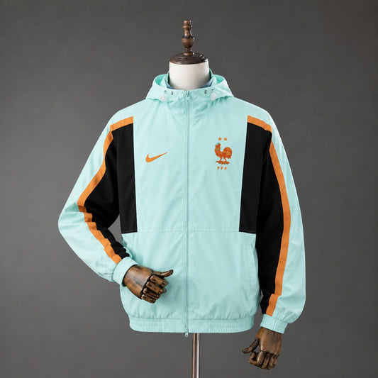 Chaqueta Francia 2026 Cian - Vista frontal