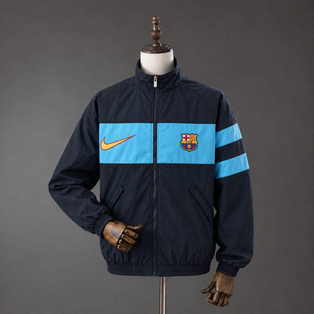 Chaqueta FC Barcelona 26/27 Negra - Vista frontal