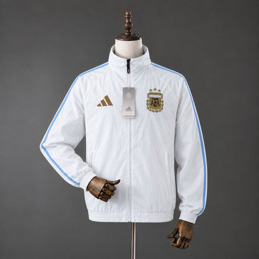 Chaqueta Argentina 2026 Blanca - Vista frontal