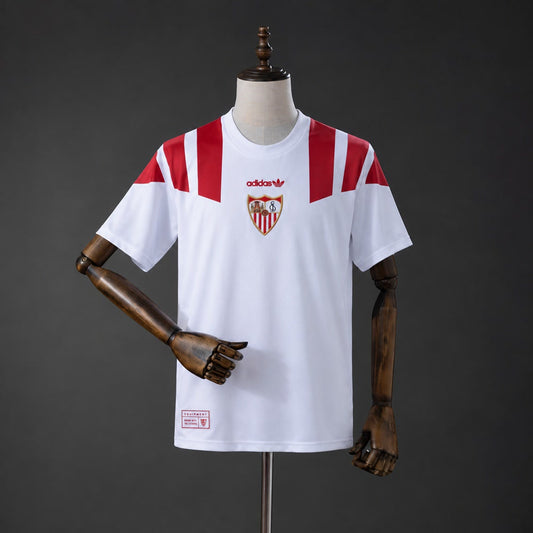 Camiseta Sevilla FC 26/27 EQT Blanca - Vista frontal