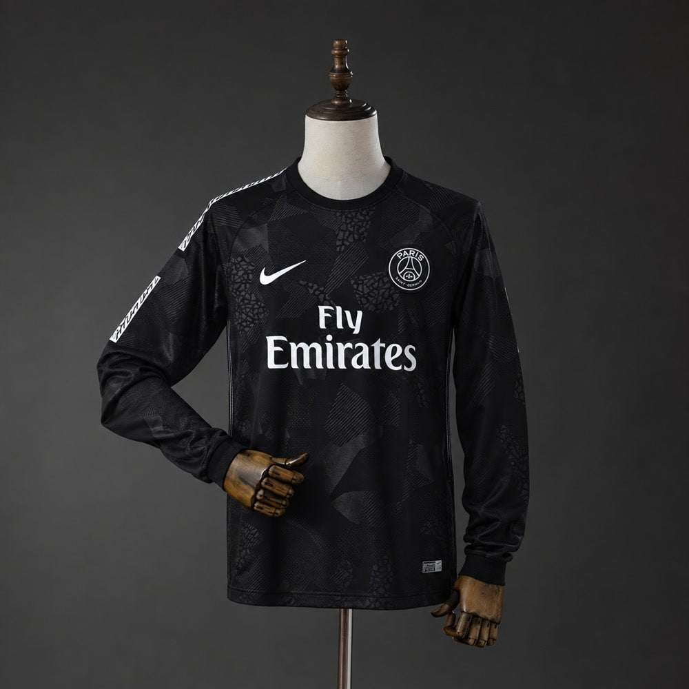 Camiseta PSG 17/18 Tercera Manga Larga Retro - Vista frontal