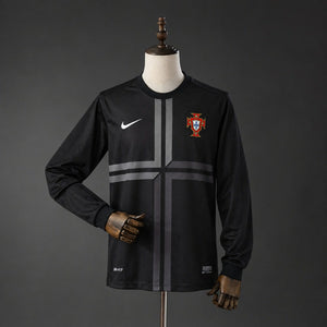 Camiseta Portugal 2013 Visitante Manga Larga Retro