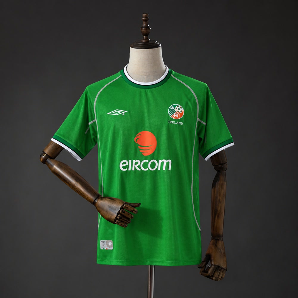 Camiseta Irlanda 2002 Local Retro - Vista frontal