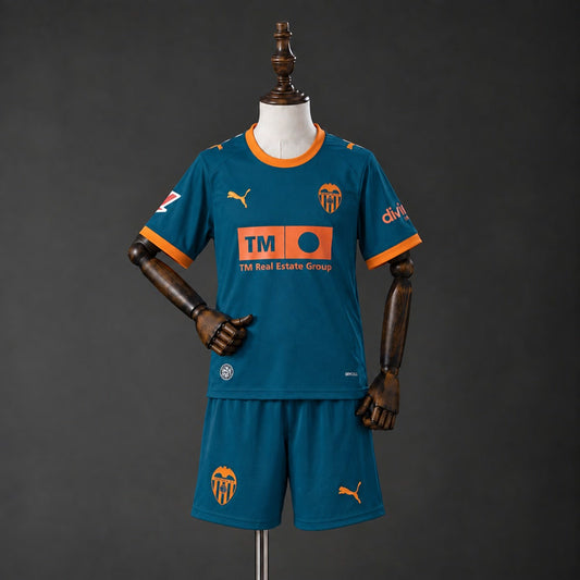 Equipación para Niños Valencia CF 26/27 Visitante - Vista frontal