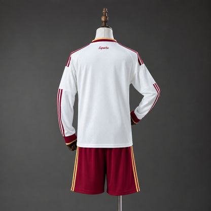 Equipación para Niños España 2026 Visitante Manga Larga - Vista posterior