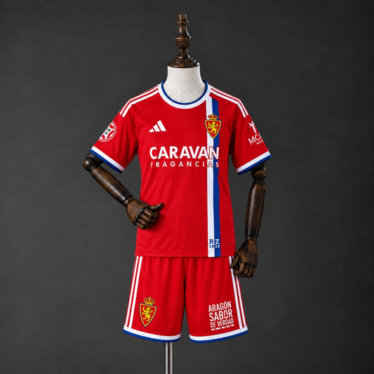 Equipación para Niños Real Zaragoza 26/27 Visitante - Vista frontal