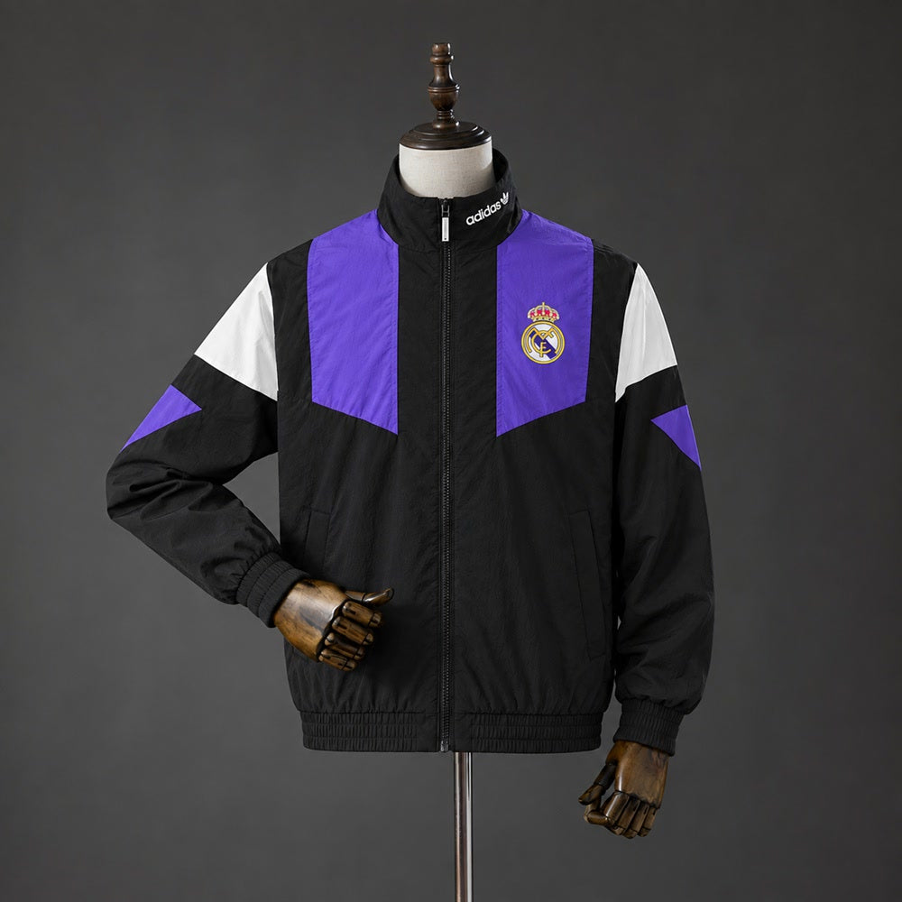 Rompevientos Real Madrid 26/27 Negro - Vista frontal