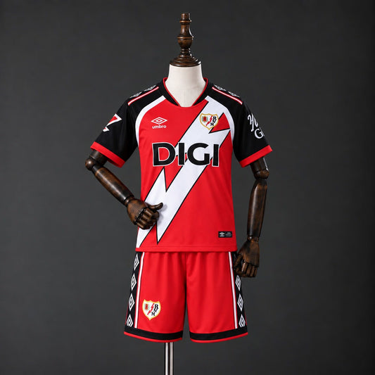 Equipación para Niños Rayo Vallecano 26/27 Visitante - Vista frontal