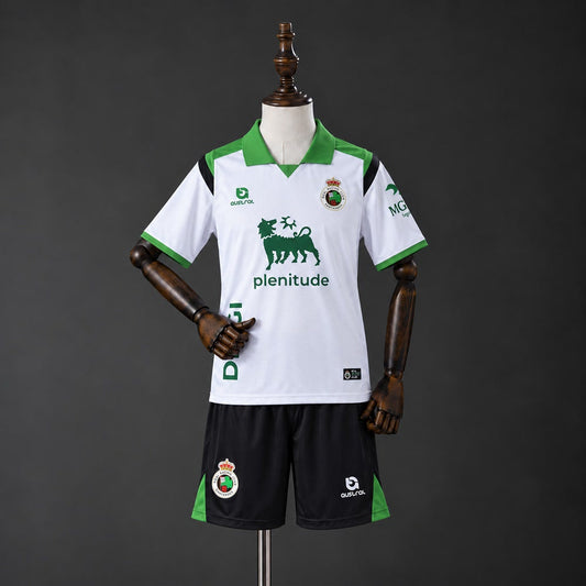 Equipación para Niños Racing de Santander 26/27 Local - Vista frontal