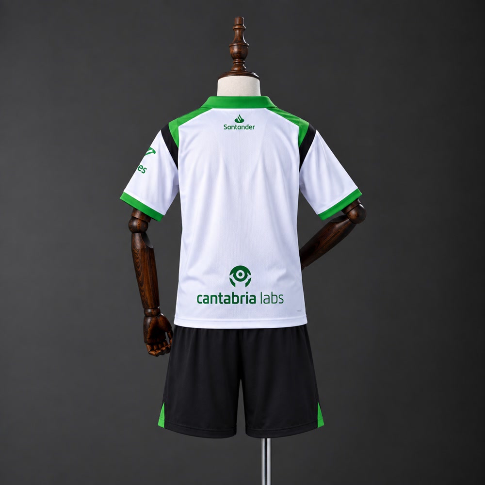 Equipación para Niños Racing de Santander 26/27 Local - Vista posterior