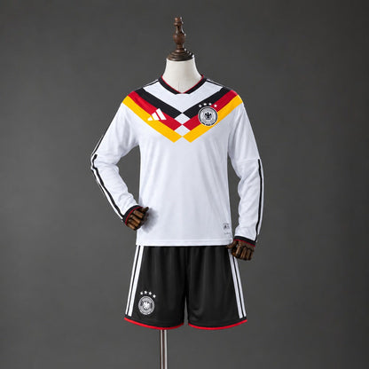 Equipación para Niños Alemania 2026 Local Manga Larga - Vista frontal