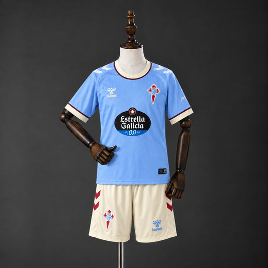 Equipación para Niños Celta de Vigo 26/27 Local - Vista frontal
