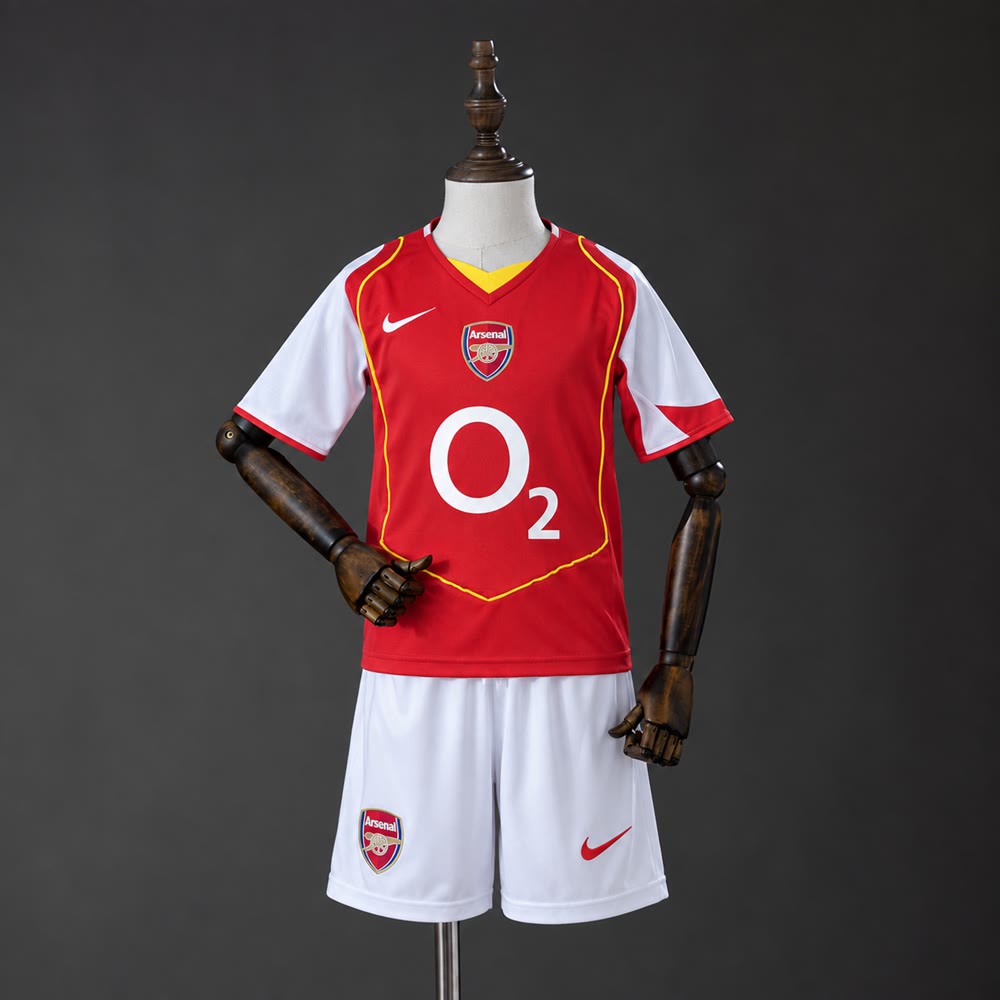 Equipación para Niños Arsenal 02/03 Local Retro - Vista frontal