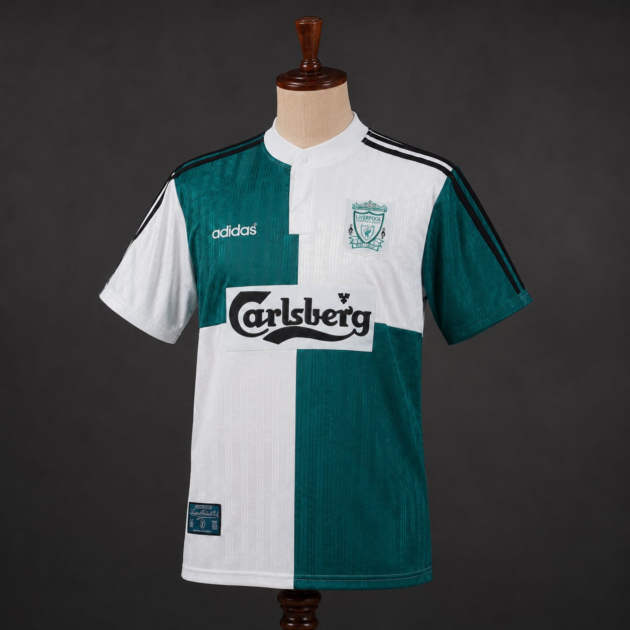 Camiseta Liverpool 95/96 Visitante Retro - Vista frontal