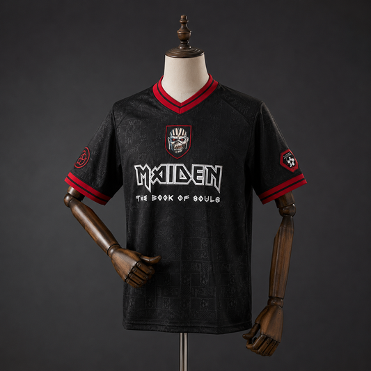 Camiseta West Ham x Iron Maiden The Book of Souls frente